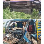 ভাঙ্গায় বাস ও পিকআপ মুখোমুখি সংঘর্ষে নিহত ২ আহত ২৫